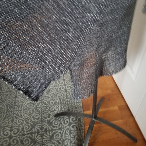 Crochet grey tunic above knee length M - Picture 2 of 6